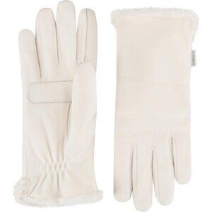 Women's Stretch Fleece Gloves With Microlux Lining and Touch Technology Ivory